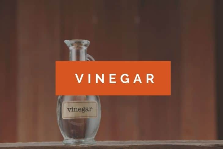 vinegar for polyester