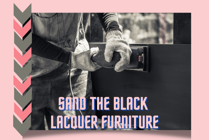how to paint over black lacquer furniture