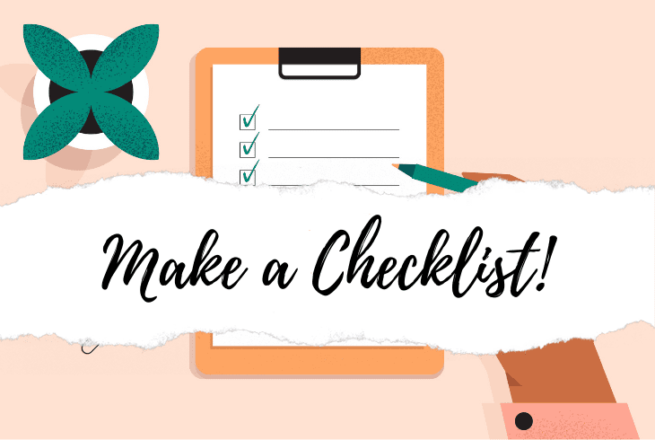 make a checklist