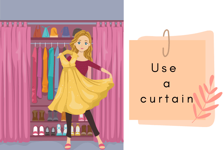 use a curtain