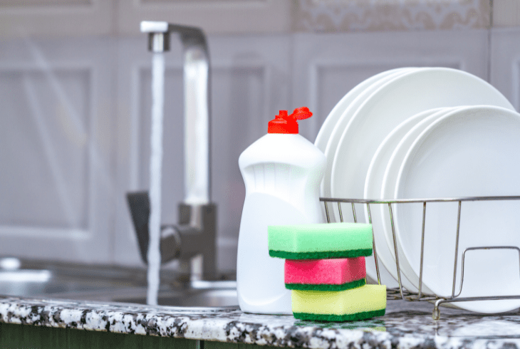 use dish detergent