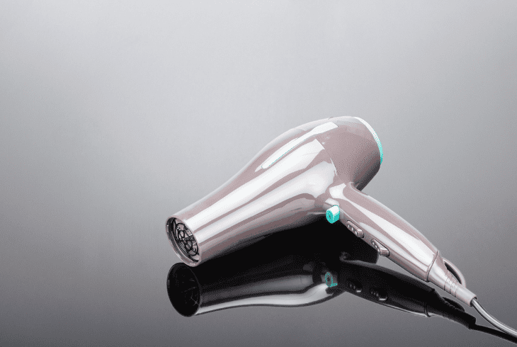 try hairdryer