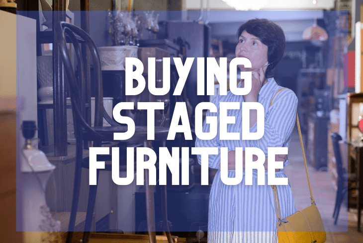 buying a staged furniture