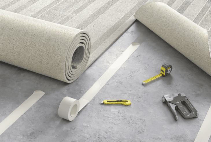 use carpet binding tape