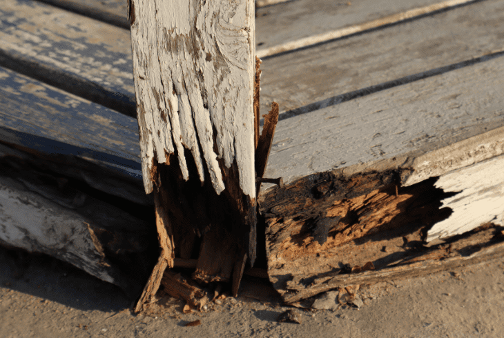 how long wood will rot