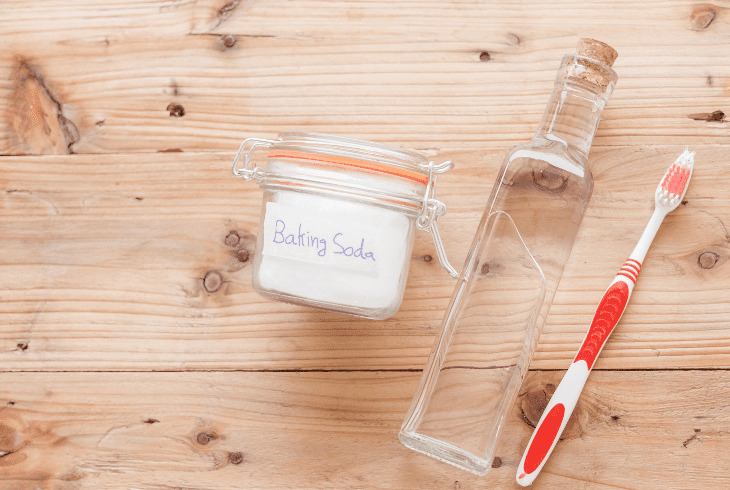 use vinegar and baking soda
