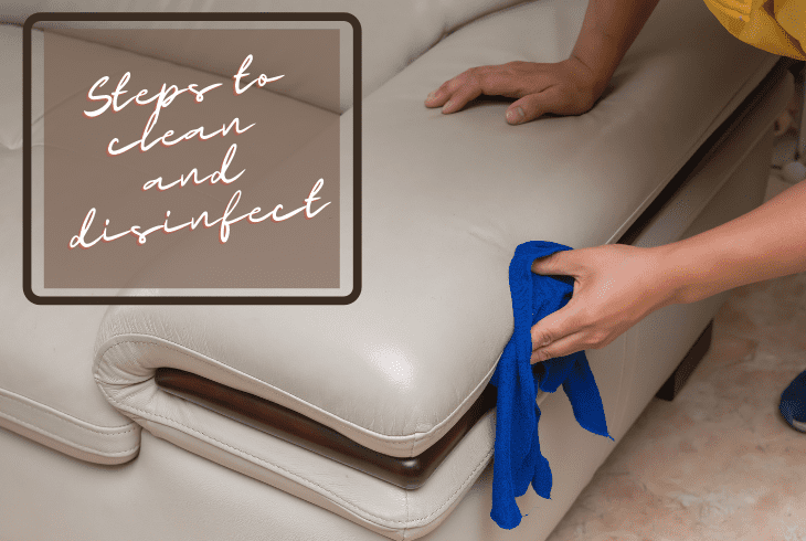 steps to clean and disinfect
