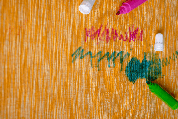 dry erase marker effect on carpet