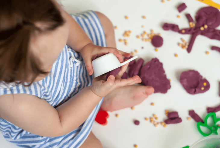 other ways of removing playdough