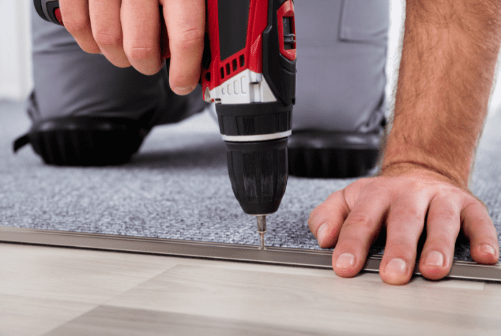 install transition strips
