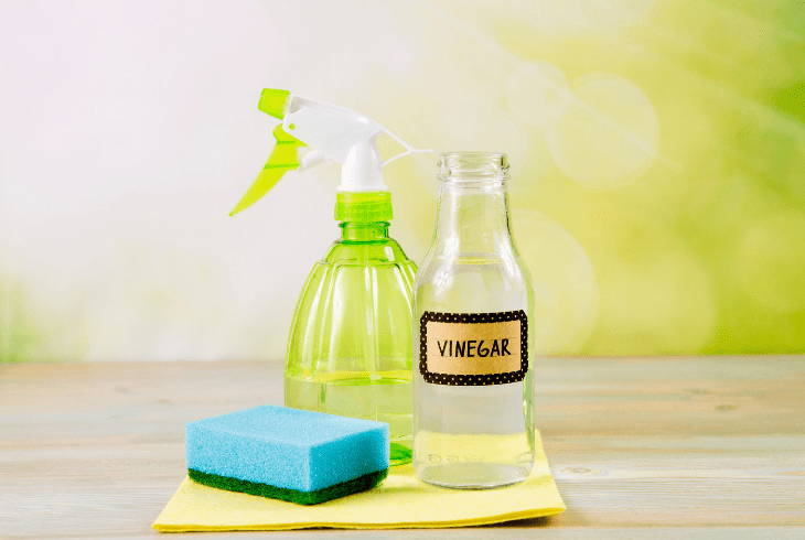use vinegar mixture