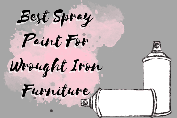 spray paint wrought iron furniture