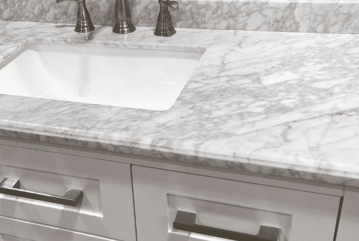 removing stains on quartz countertop