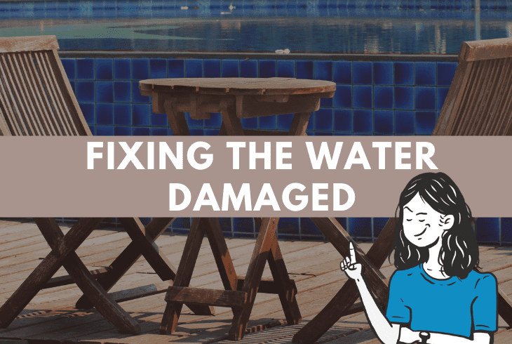 fixing the water damage