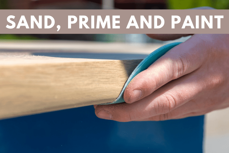 sand prime and paint