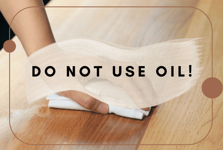 dont use oil
