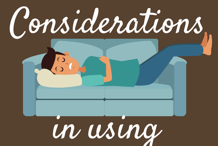 consideration in using