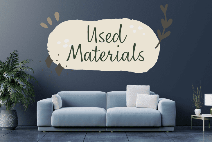 the used materials