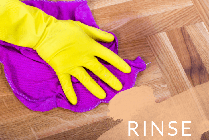 now rinse surface