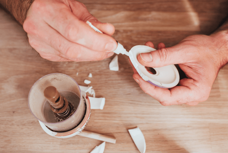 the cyanoacrylate glues
