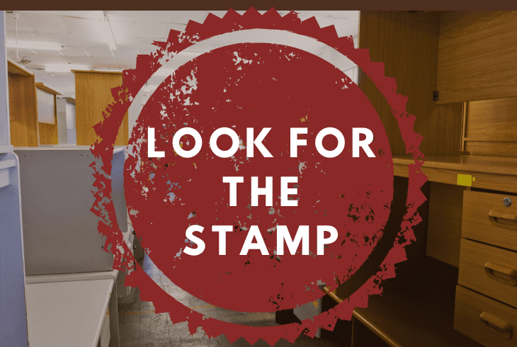 look for a stamp