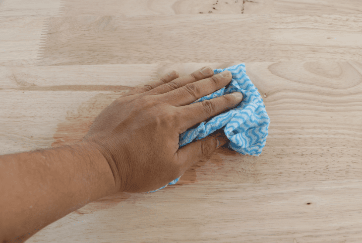 removing the mod podge