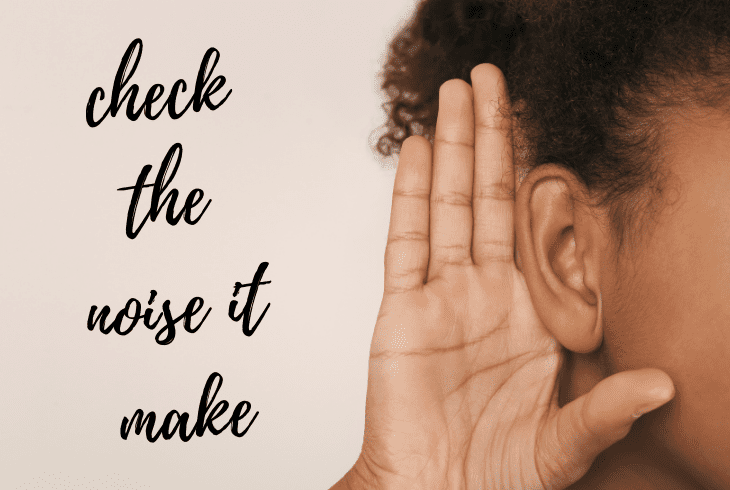 the noise