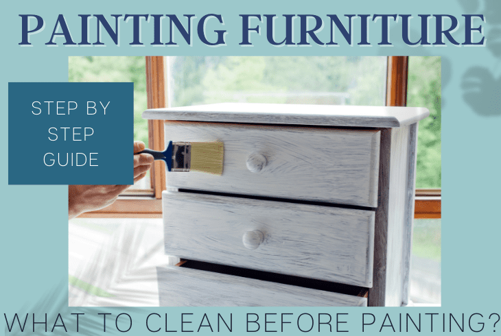 what to clean furniture with before painting