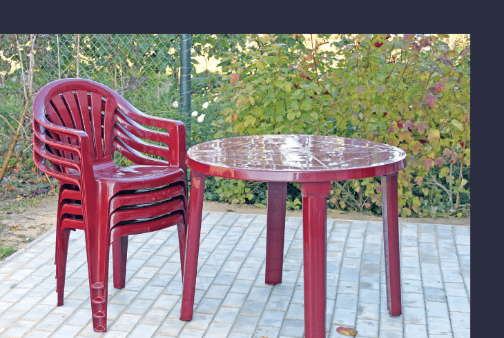plastic furniture