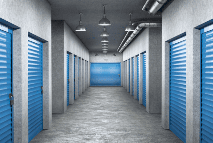 putting furniture in storage room