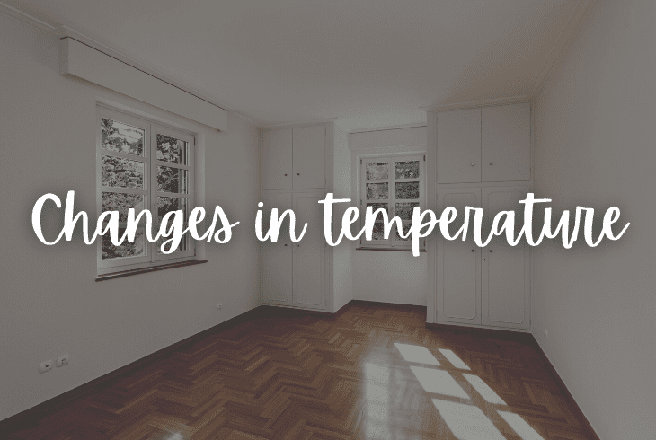 shift in temperature