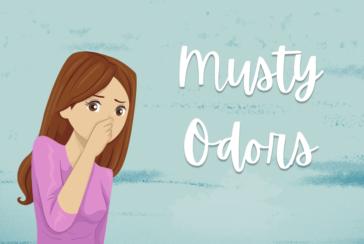 musty odor