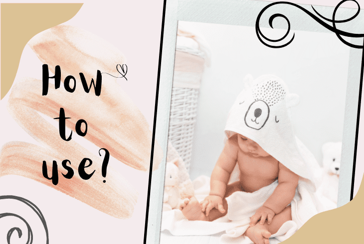 how to use hooded towel
