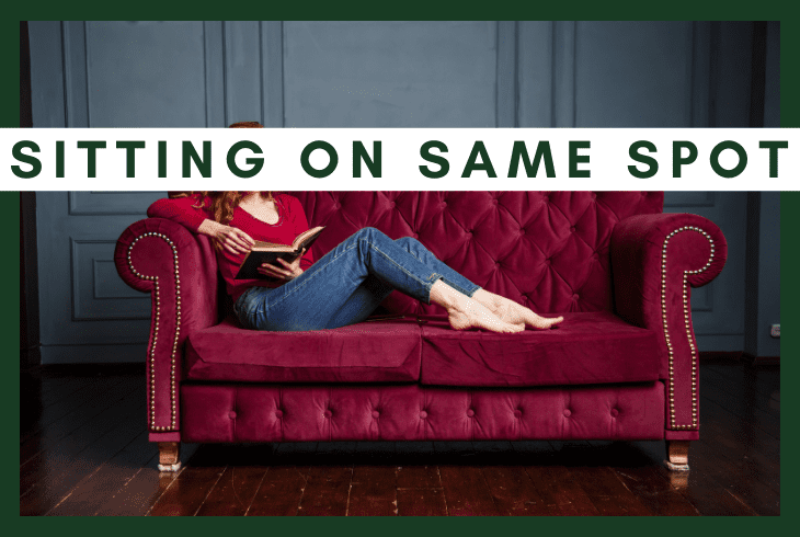 sit on same spot