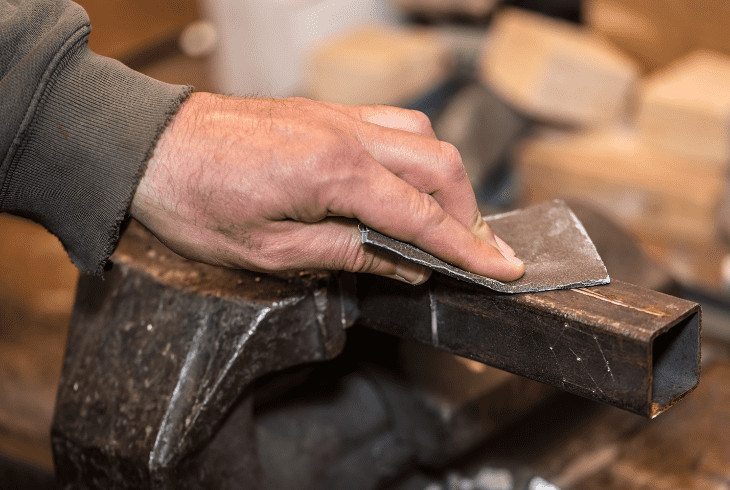 sandpaper metal
