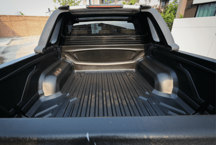 the truck bed