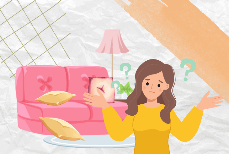 why couch cushions slide out