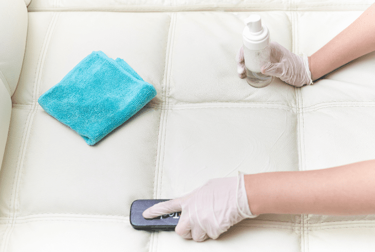 how often should condition leather sofa