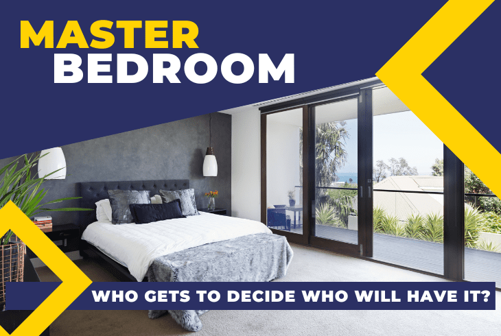 how to decide who gets the master bedroom