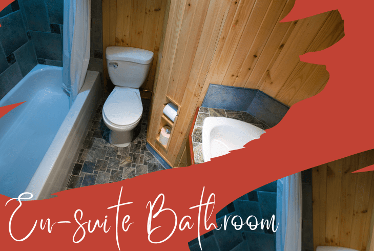 the bathroom
