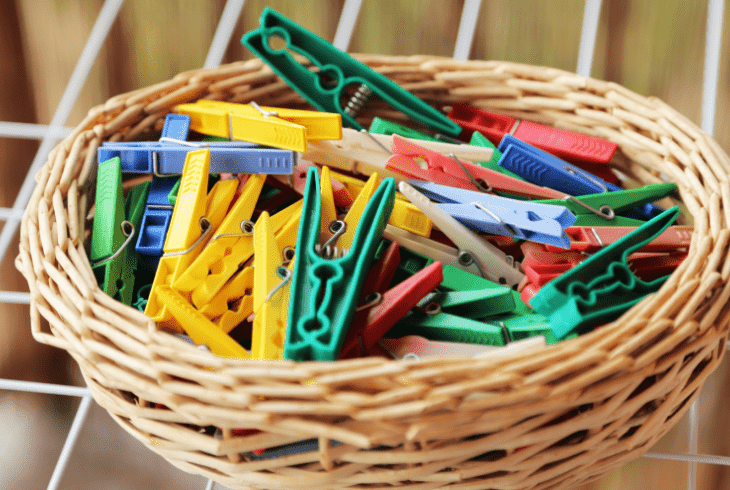 use clothespin