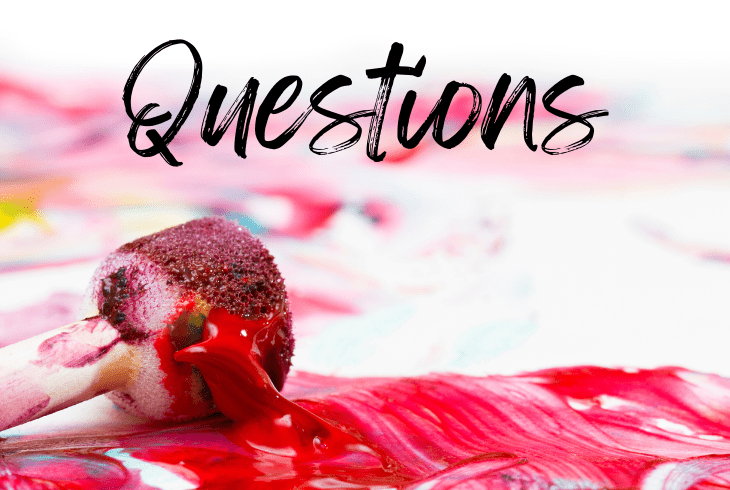 questions about sponge painting