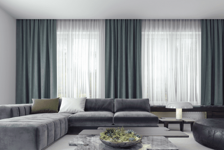 why curtain match sofa