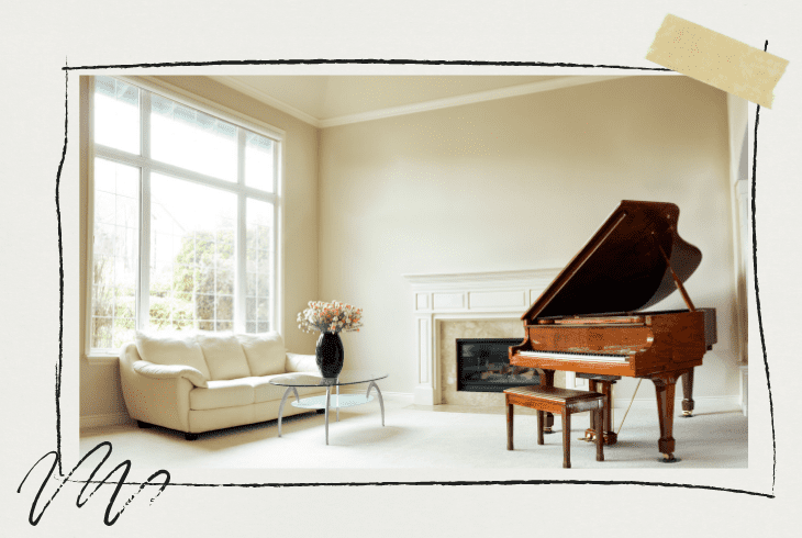 a piano considered furniture