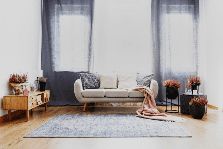 drapes or a curtain