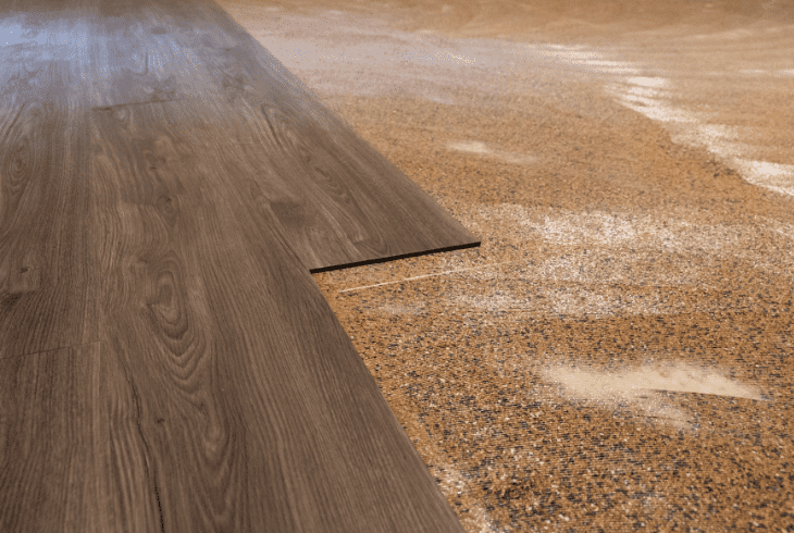 the vinyl planks
