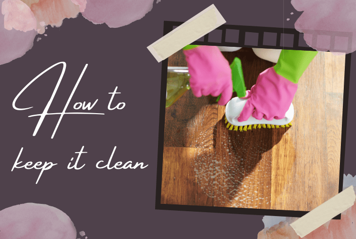 keep hardwood floor clean