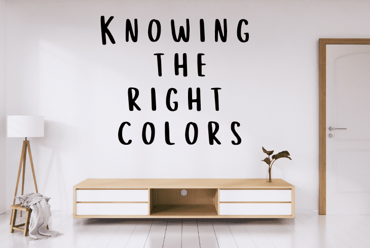 the right color