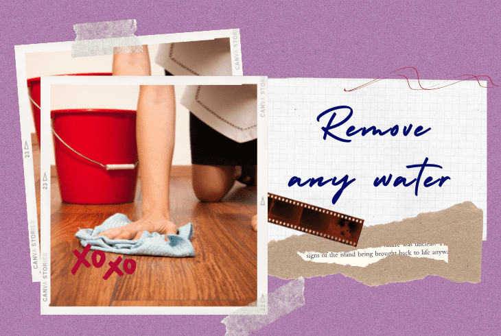 remove water