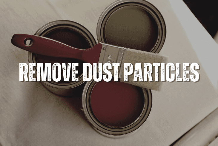 remove dust particles